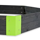 EXIT Aksent wooden sandpit hexagon 160x140cm