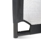 EXIT Maestro fotbollsmål av stål 180x120cm - svart