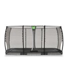 EXIT Allure Classic nedgrävd studsmatta 244x427cm - svart
