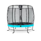 EXIT Elegant Premium trampoline ø253cm with Deluxe safetynet - blue