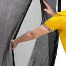 EXIT Dynamic marktrampolin ø366cm med skyddsnät - svart