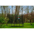 EXIT Silhouette studsmatta 244x366cm med stege - svart