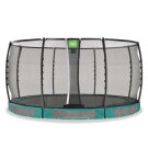 EXIT Allure Premium nedgrävd studsmatta ø427cm - grön