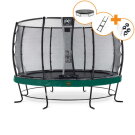 EXIT Elegant Premium studsmatta komplett set ø366cm - grön