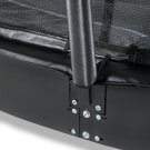 EXIT Dynamic marktrampolin ø305cm med skyddsnät - svart