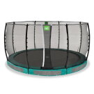 EXIT Allure Classic nedgrävd studsmatta ø427cm - grön