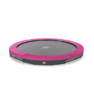 EXIT Silhouette nedgrävd sport-studsmatta ø305cm - rosa