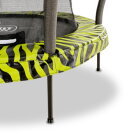 EXIT Tiggy junior studsmatta med skyddsnät ø140cm - svart/grön