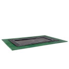 EXIT Dynamic marktrampolin 275x458cm med Freezone säkerhetsplattor - svart
