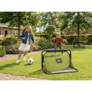 EXIT Pico fotbollsm&aring;l av st&aring;l 90x60cm (set om 2) - svart