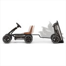 EXIT Foxy gokart med släp för barn svart | från 2 år