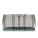EXIT Allure Classic nedgrävd studsmatta 244x427cm - grön