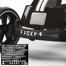 EXIT Foxy gokart med släp för barn svart | från 2 år
