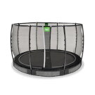 EXIT Allure Premium nedgrävd studsmatta ø366cm - svart