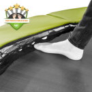 EXIT Silhouette nedgrävd sport-studsmatta ø244cm - grön