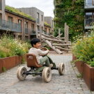 EXIT Foxy gokart f&ouml;r barn gr&ouml;n | pedalgokart fr&aring;n 2 &aring;r