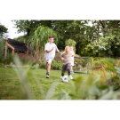 EXIT Scala fotbollsmål av aluminium 120x80cm - svart