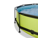 EXIT Lime pool ø360x76cm med filterpump - grön