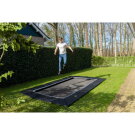 EXIT Dynamic marktrampolin 275x458cm med Freezone säkerhetsplattor - svart