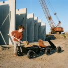 EXIT Foxy gokart-sl&auml;pvagn &ndash; svart