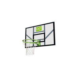 EXIT Galaxy basketkorg med ring och nät - grön/svart