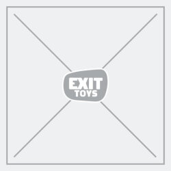 EXIT duk Black Leather pool &oslash;360x122cm - svart