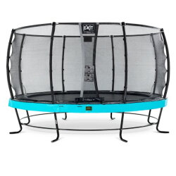 EXIT Elegant Premium trampoline ø427cm with Deluxe safetynet - blue