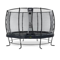 EXIT Elegant Premium trampoline ø366cm with Deluxe safetynet - black