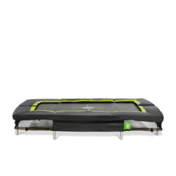 EXIT Silhouette nedgrävd sport-studsmatta 153x214cm - svart