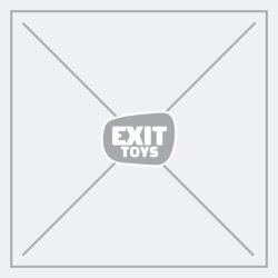 EXIT duk Black Leather pool ø360x122cm - svart