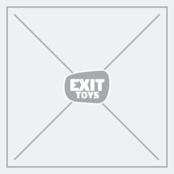 EXIT duk Black Leather pool 400x200x122cm - svart