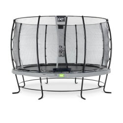 EXIT Elegant trampoline ø366cm with Economy safetynet - grey