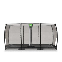 EXIT Allure Classic nedgrävd studsmatta 244x427cm - svart