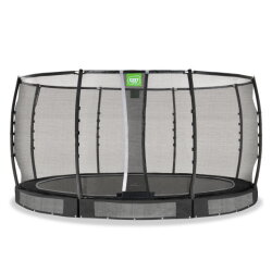 EXIT Allure Premium nedgrävd studsmatta ø427cm - svart