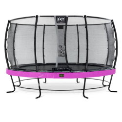 EXIT Elegant Premium trampoline ø427cm with Deluxe safetynet - purple