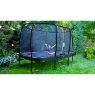 EXIT Elegant Premium trampoline 214x366cm with Deluxe safetynet - black