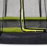 EXIT Silhouette nedgrävd studsmatta 214x305cm med skyddsnät - grön