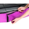 EXIT Elegant trampoline 214x366cm with Economy safetynet - purple