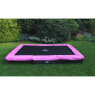 EXIT Silhouette ground trampoline 214x305cm - pink