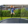 EXIT Elegant Premium ground trampoline ø305cm with Deluxe safety net - purple