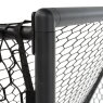 EXIT Scala fotbollsmål av aluminium 120x80cm - svart