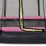 EXIT Silhouette nedgrävd studsmatta ø305cm med skyddsnät - rosa