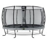 EXIT Elegant Premium trampoline ø427cm with Deluxe safetynet - grey