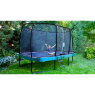 EXIT Elegant Premium trampoline 244x427cm with Deluxe safetynet - purple