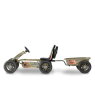 EXIT Spider Expedition pedal go-kart with trailer - dark green
