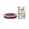 EXIT Silhouette ground trampoline ø183cm - pink