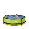 EXIT Lime pool ø300x76cm med filterpump - grön