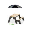 EXIT Aksent sand & water and picnic table (1 bench) with parasol and gardening tools