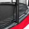 EXIT Elegant Premium ground trampoline 214x366cm with Deluxe safety net - red