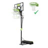 EXIT Polestar portable basketballboard with dunk hoop - green/black